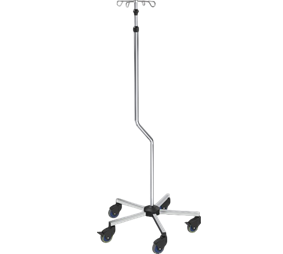 Штативы для внутривенных вливаний на роликах